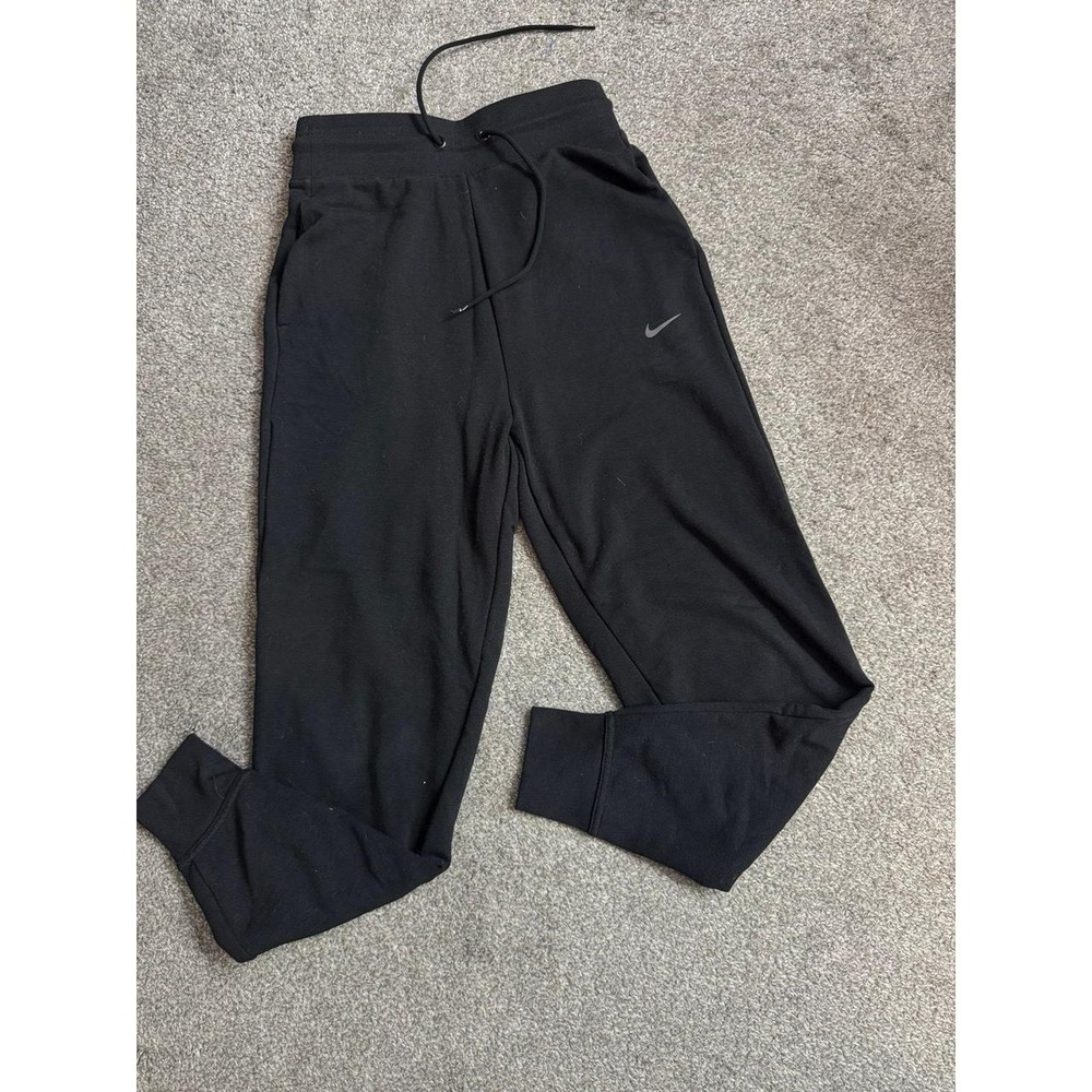Nike Dri-FIT Athletic Sweatpants Joggers Drawstring Black XS